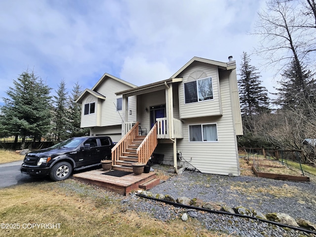 1902 Swetmann Ave, Seward, AK 99664 - bi-level home featuring a chimney