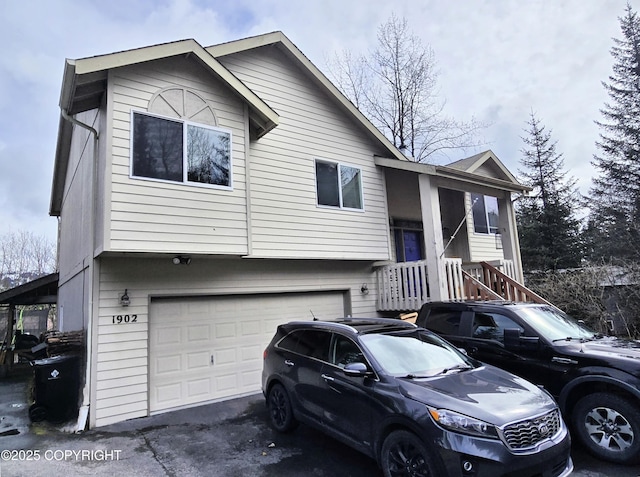 1902 Swetmann Ave, Seward, AK 99664 - bi-level home with an attached garage and aphalt driveway