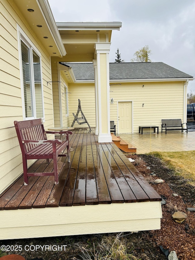 5789 S Hanson Loop, Wasilla, AK 99654 - view of deck