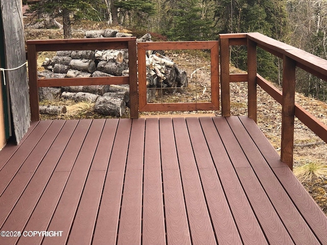 35290 Fisherman Rd, Soldotna, AK 99669 - view of wooden deck