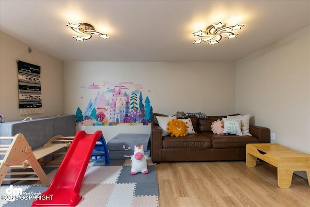 8000 Cox Dr, Anchorage, AK 99516 - game room with wood finished floors