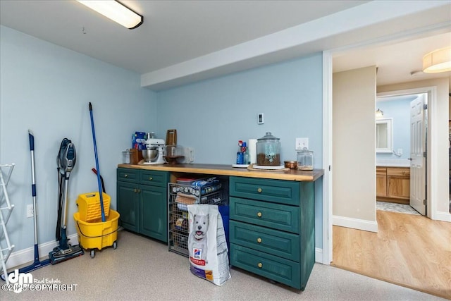 8000 Cox Dr, Anchorage, AK 99516 - interior space with light wood-style flooring and baseboards