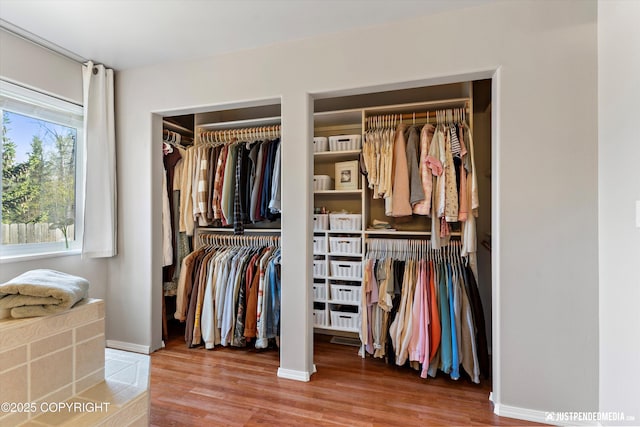 view of closet