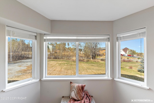 interior space featuring plenty of natural light