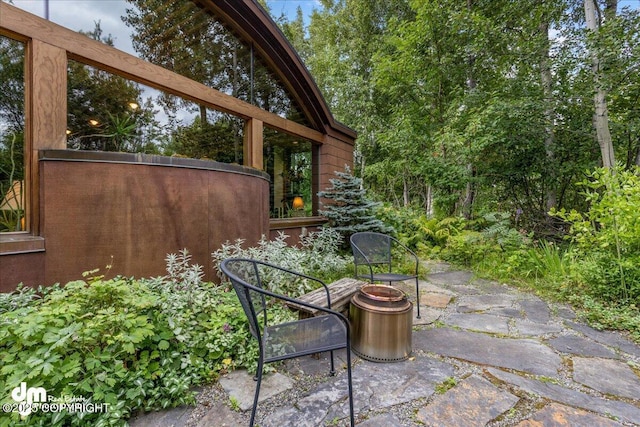 view of patio