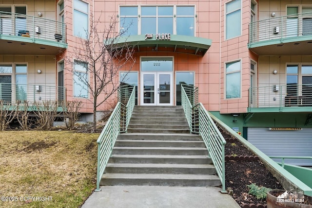 222 E 7th Ave # 106, Anchorage, AK 99501 - doorway to property featuring french doors