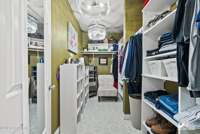 222 E 7th Ave # 106, Anchorage, AK 99501 - spacious closet featuring a notable chandelier