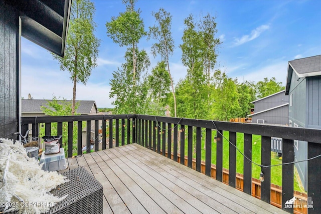 13050 Curry Ridge Cir, Eagle River, AK 99577 - view of deck