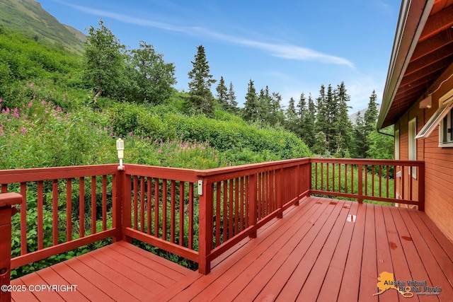 view of deck