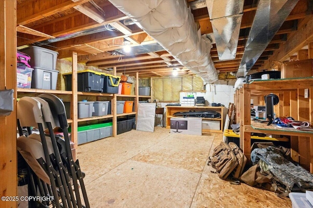 view of storage