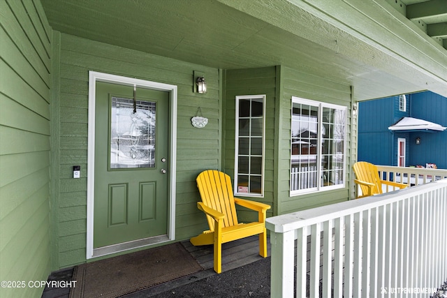 1734 Concord Hill Dr, Anchorage, AK 99515 - entrance to property with a porch