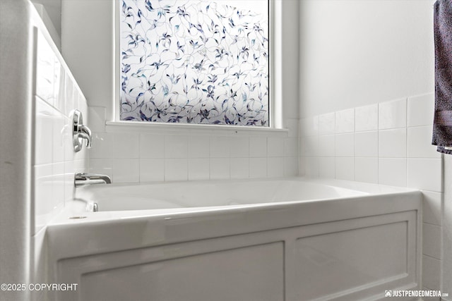 1734 Concord Hill Dr, Anchorage, AK 99515 - bathroom featuring a bath and tile walls