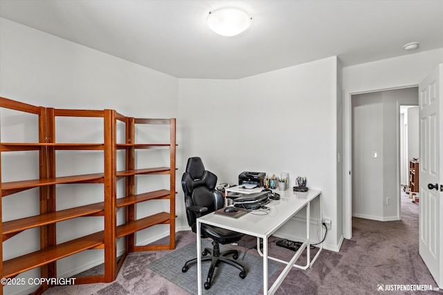 1734 Concord Hill Dr, Anchorage, AK 99515 - carpeted office space featuring baseboards