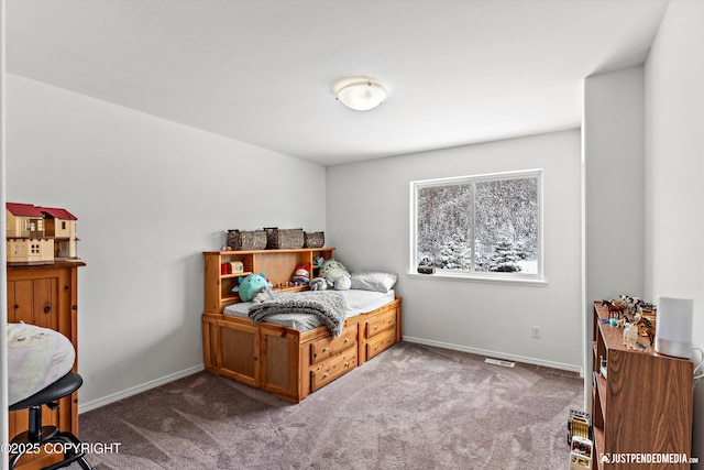 1734 Concord Hill Dr, Anchorage, AK 99515 - bedroom with baseboards, visible vents, and carpet