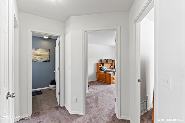 1734 Concord Hill Dr, Anchorage, AK 99515 - corridor with baseboards and carpet