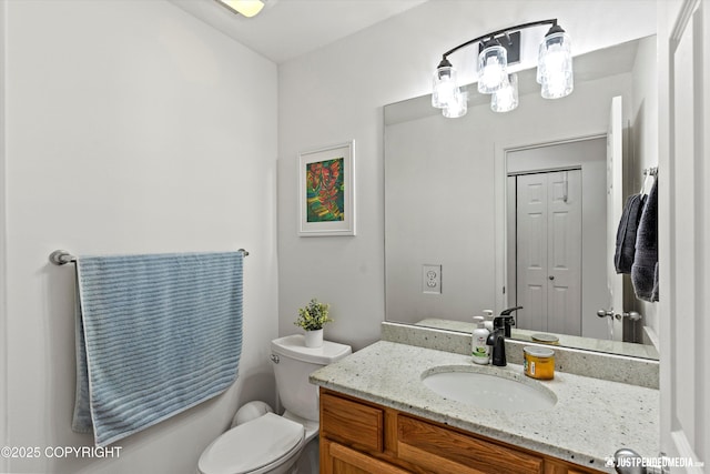 1734 Concord Hill Dr, Anchorage, AK 99515 - bathroom featuring toilet and vanity