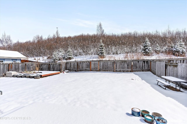 1734 Concord Hill Dr, Anchorage, AK 99515 - yard layered in snow with a fenced backyard