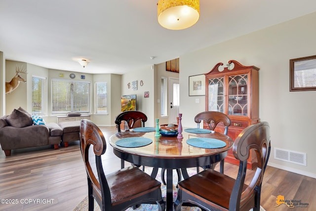 3690 S Granite Ln, Wasilla, AK 99654 - dining space with wood finished floors and baseboards
