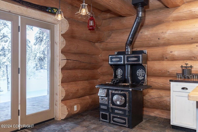 5920 Old Valdez Trl, Salcha, AK 99714 - detailed view of a wood stove