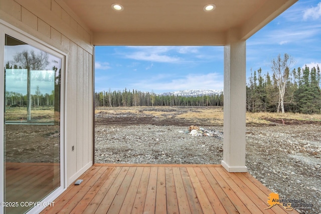 view of deck