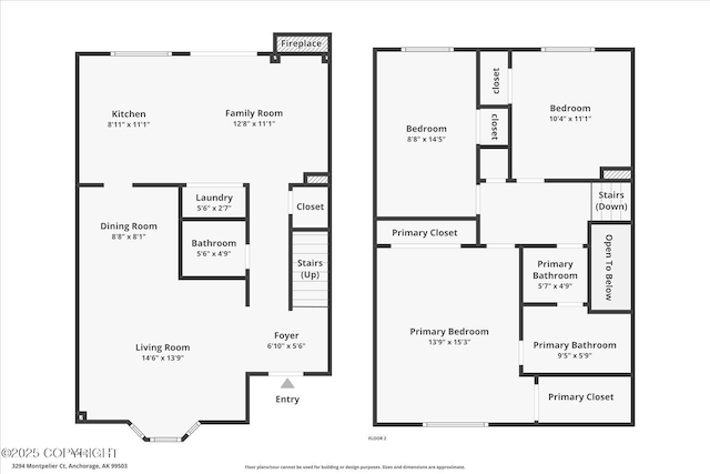 3294 Montpelier Ct # 12-E, Anchorage, AK 99503 - floor plan / room layout