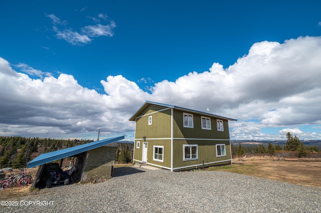 view of side of property