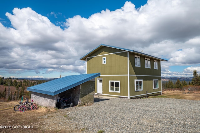 view of property exterior
