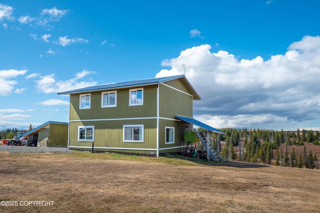 view of home's exterior