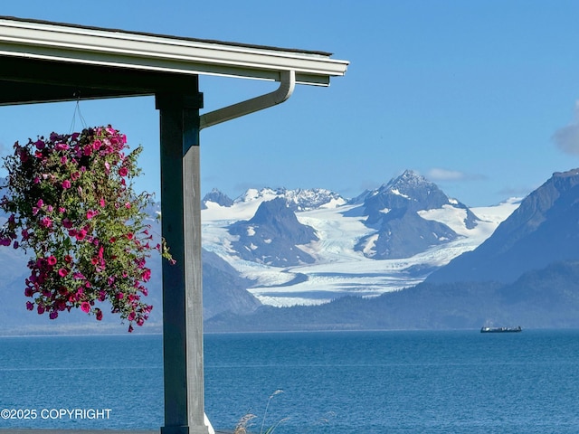 details with a mountain view