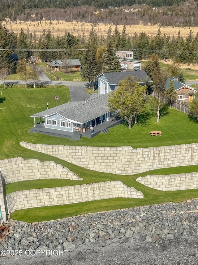 4602 Kachemak Dr, Homer, AK 99603 - view from above of property