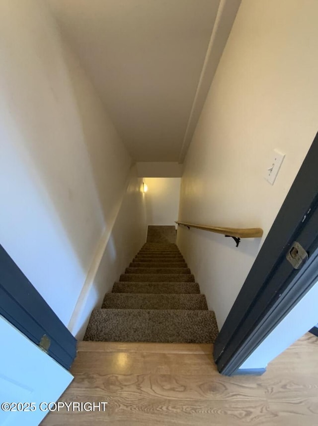 view of stairway