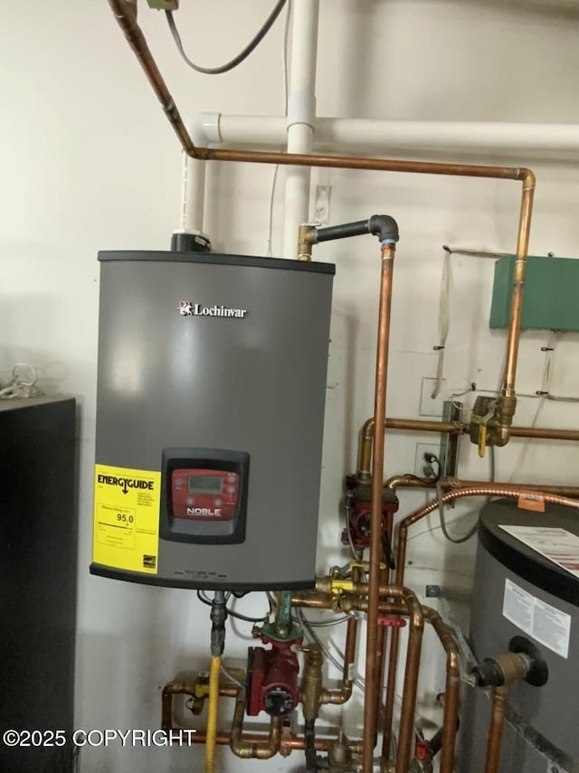 utilities featuring water heater