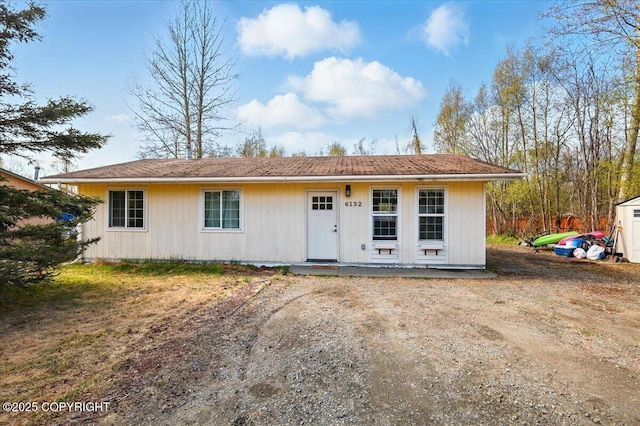 view of ranch-style house