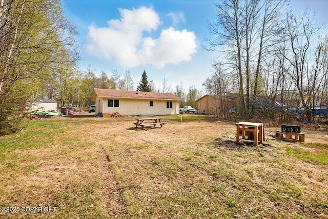 view of yard