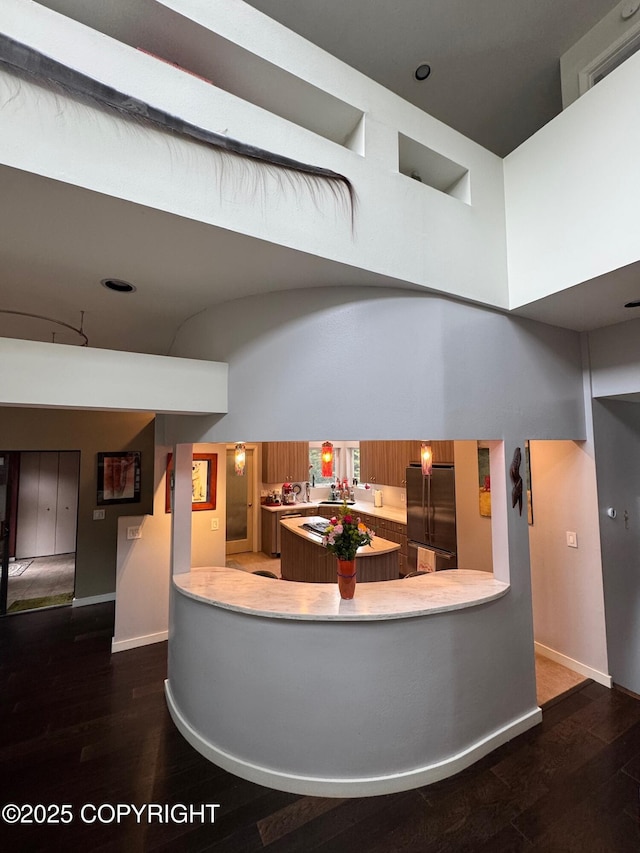 view of reception area