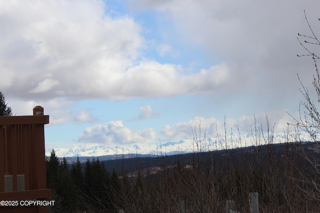 view of mountain feature