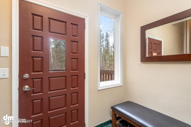 view of foyer