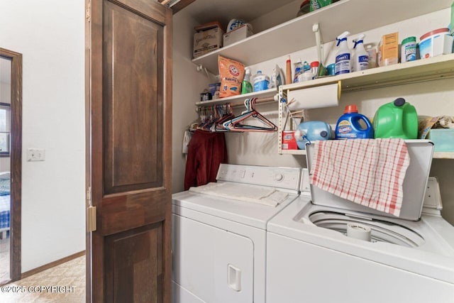23675 Glacier View Dr, Eagle River, AK 99577 - laundry area with laundry area and washing machine and dryer