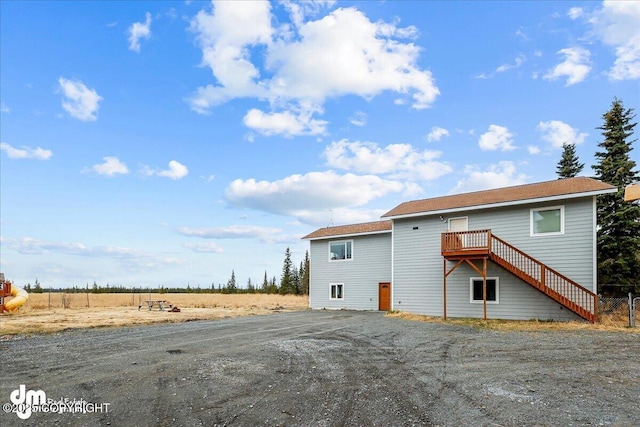 view of rear view of house