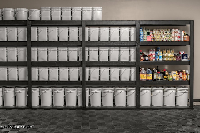 view of storage room