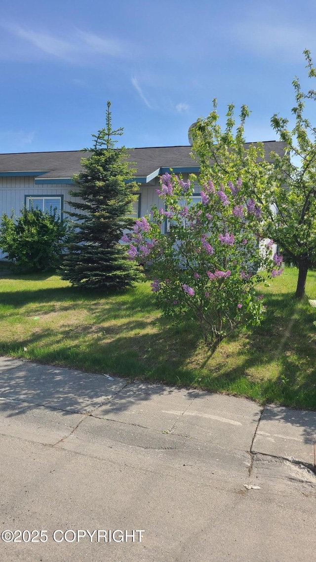 view of obstructed view of property