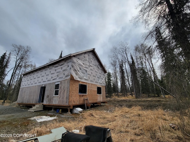 view of side of property