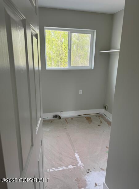 7380 S Brimstone Dr, Wasilla, AK 99623 - spare room featuring baseboards