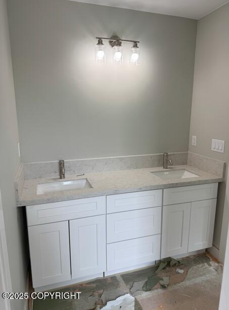 7380 S Brimstone Dr, Wasilla, AK 99623 - bathroom with double vanity