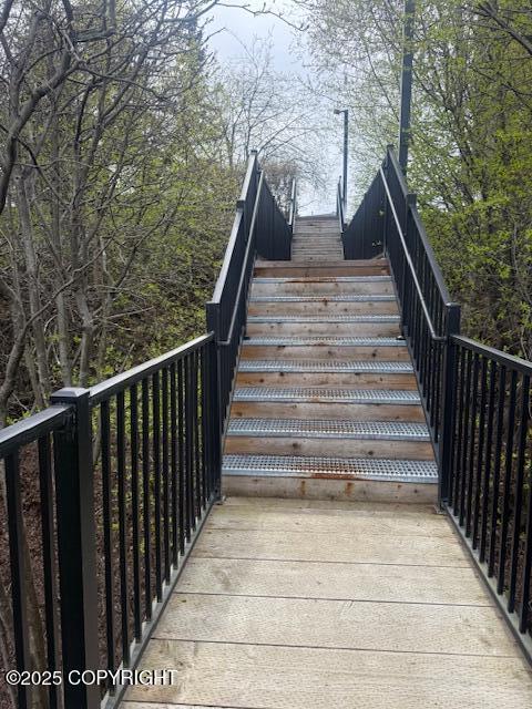 view of stairs