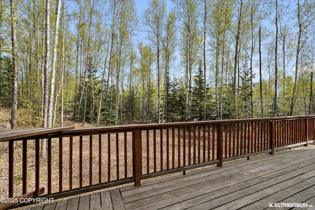 view of deck