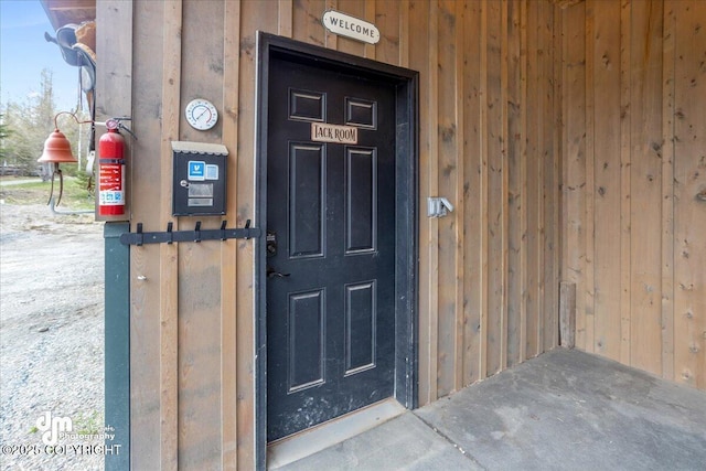 view of entrance to property