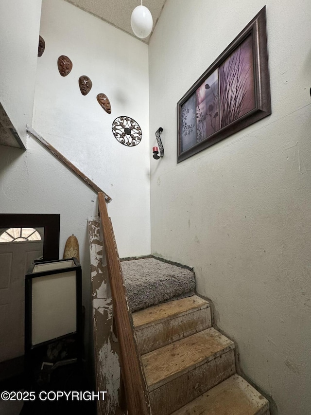view of stairs