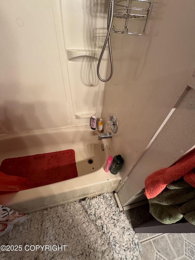 full bathroom with shower / bathtub combination
