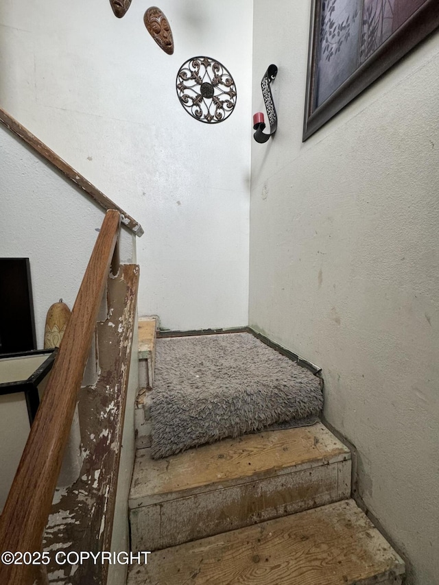 view of staircase